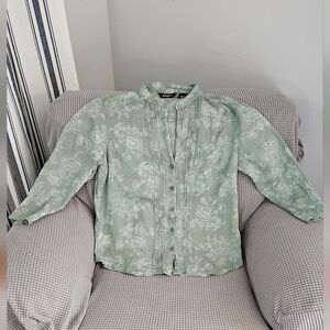 Eddie Bauer Women's Green Blouse